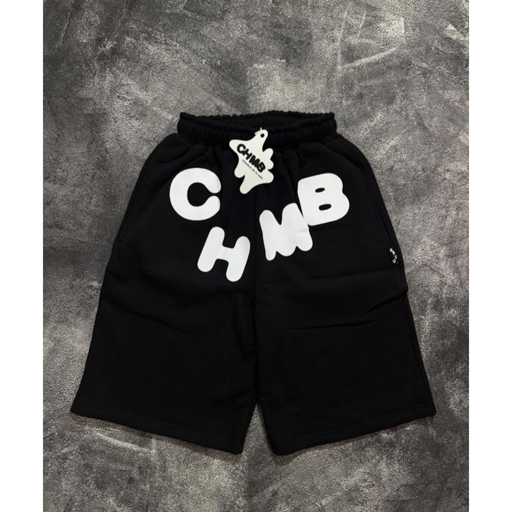 CELANA PENDEK CHMB M-XXL UNISEX PRIA WANITA BAHAN COTTON  FLEECE COD