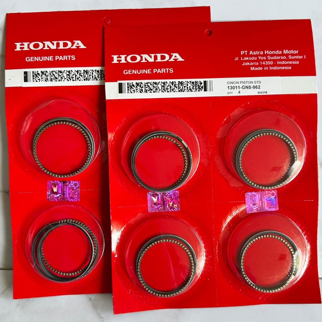 RING PISTON SEHER MOTOR HONDA SUPRA GRAND SUPRA FIT LEGENDA OS STD / OV 25 / 50 / 100