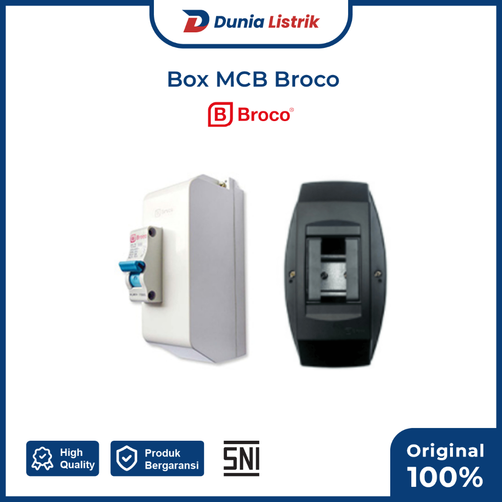 Box MCB 1&2 Group Opbow - Broco | 17101 MCB Box 1 group | 17102 MCB Box 2 Group