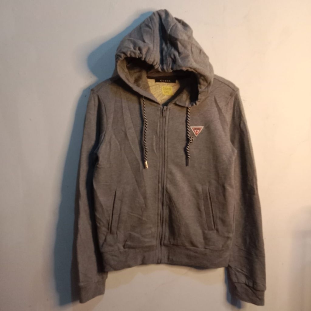 zipper hoodie guess