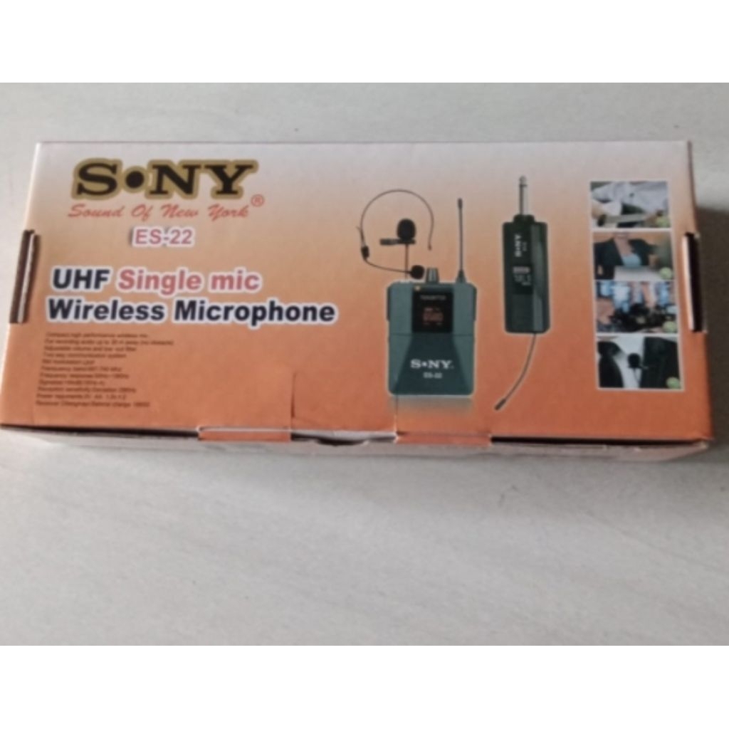 mic sony wireless jepit