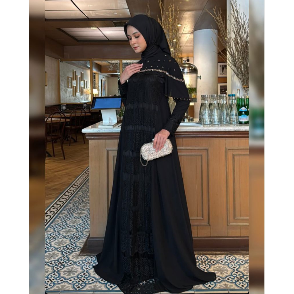HAMIDAH DRESS ORIGINAL by JAVINA OFFICIAL  / DRESS HAMIDAH MOM ORI JAVINA  /  HAMIDAH DRESS JAVINA O