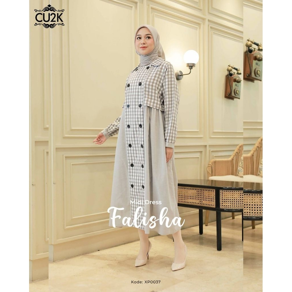 MIDI Dress Falisha CU2K Katun Haruka