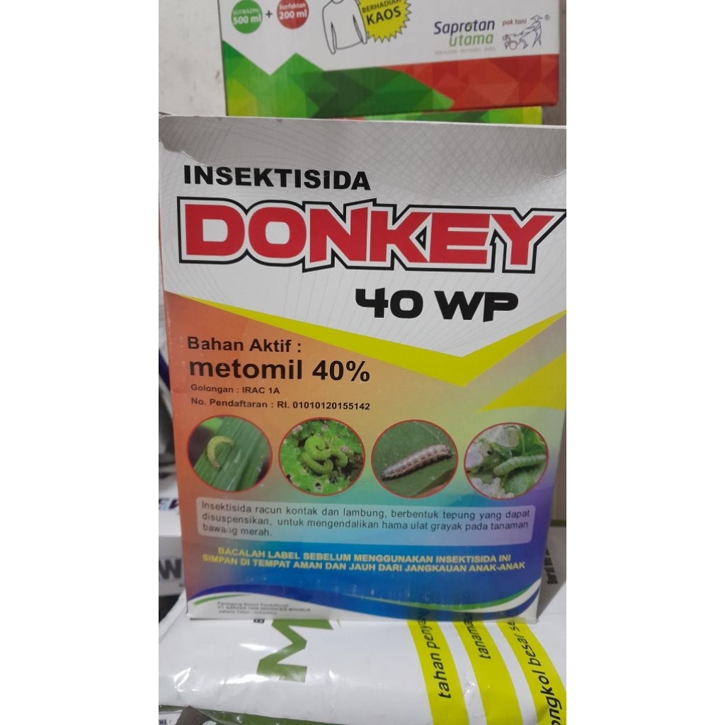 INSEKTISIDA DONKEY 40 WP - 100 gram ( METOMIL)