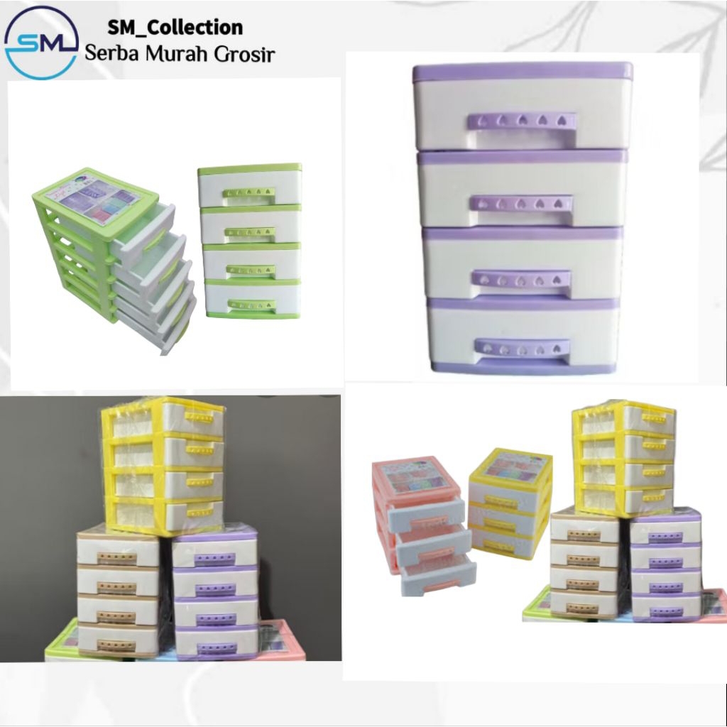 laci kecil/laci penyimpanan serbaguna/laci mini/laci plastik/mini contener  VIOLA LIGO