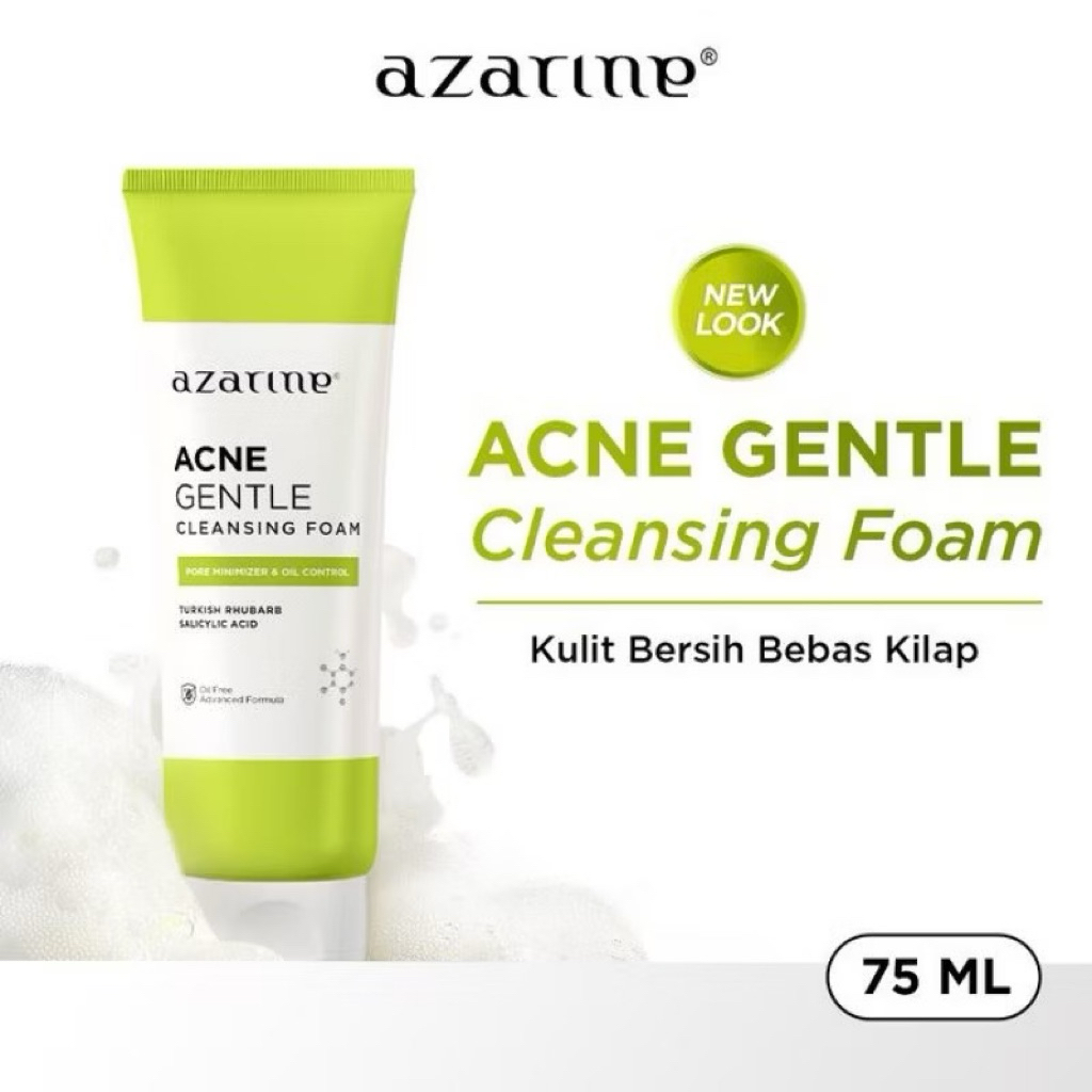 AZARINE ACNE GENTLE CLEANSING FOAM / AZARINE ACNE FACIAL CLEANSER / AZARINE ACNE FACE WASH