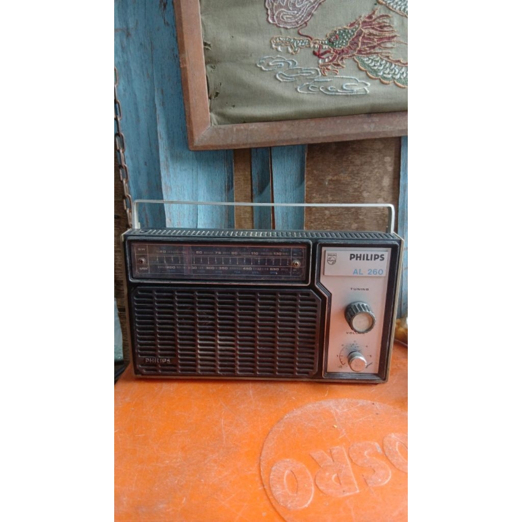 radio phillips 85 jadul antik kuno lawas vintage display anggap mati