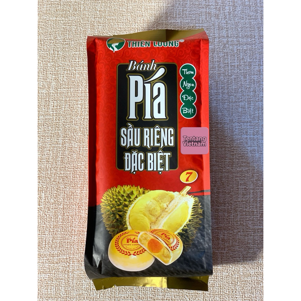Kue Pia Durian Vietnam Thien Luong 400g – Banh Pia Sau Rieng Dac Biet Isi 7