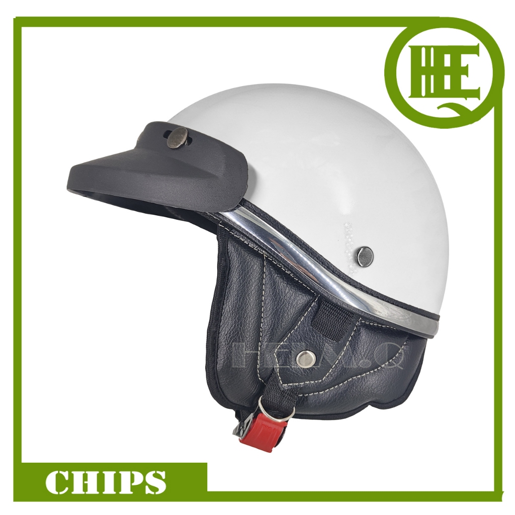 CH3 Helm LIS KROM Dewasa gratis Peth Busa Tebal Finishing Rapih Desain Simple Style Cocok untuk Moto