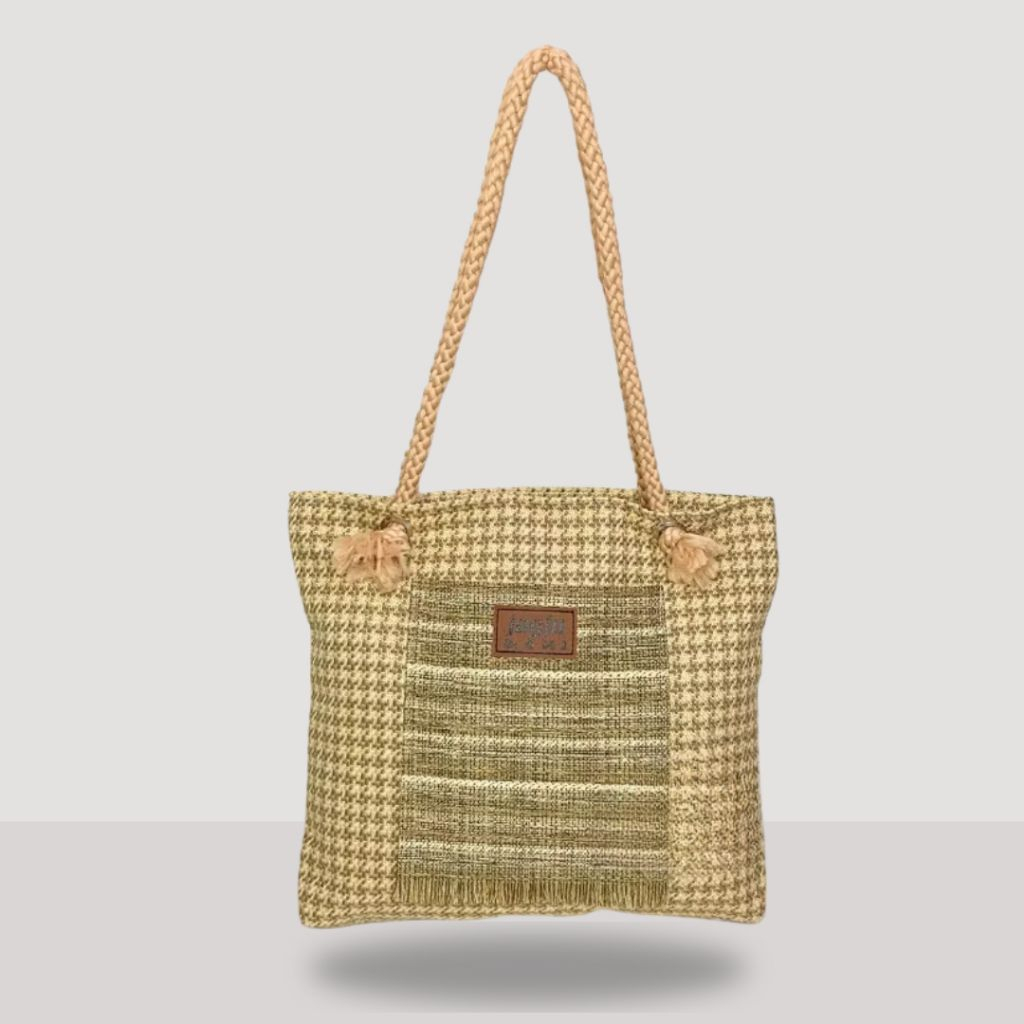 Grosir Tas Tali Sumbu motif kecil - Tote Bag Tali Sumbu - Tas Handbag goni motif Kecil - Tas Mukena 