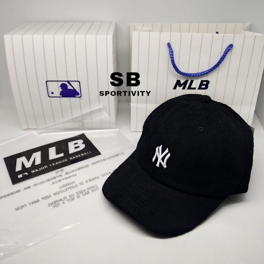 Topi Baseball NY Yankees Conduray Cover Ball Cap S Black L White G-817