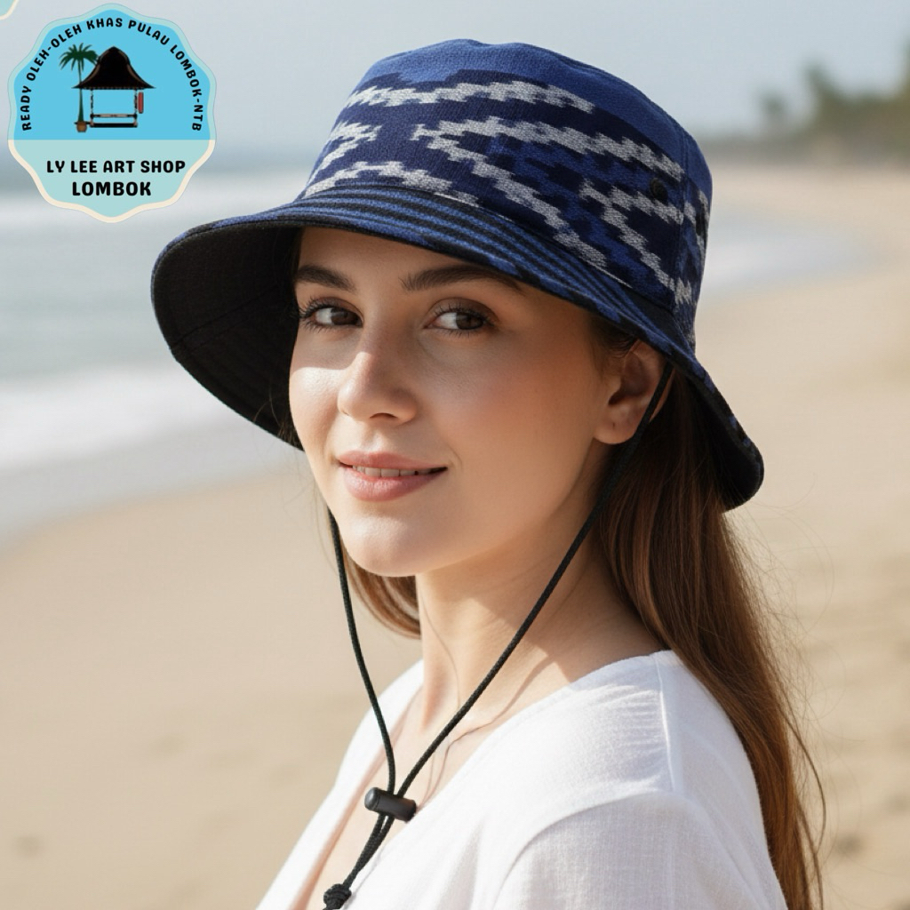 Topi Rimba Topi Tenun Topi Pemburu Bucket Hat