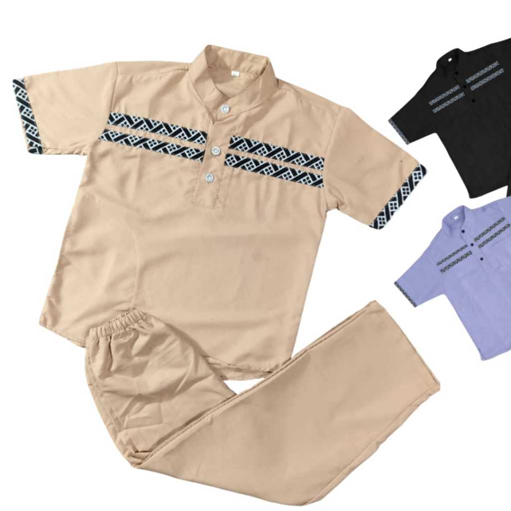 setelan kemeja koko anak 1-10 tahun - setelan baju koko anak