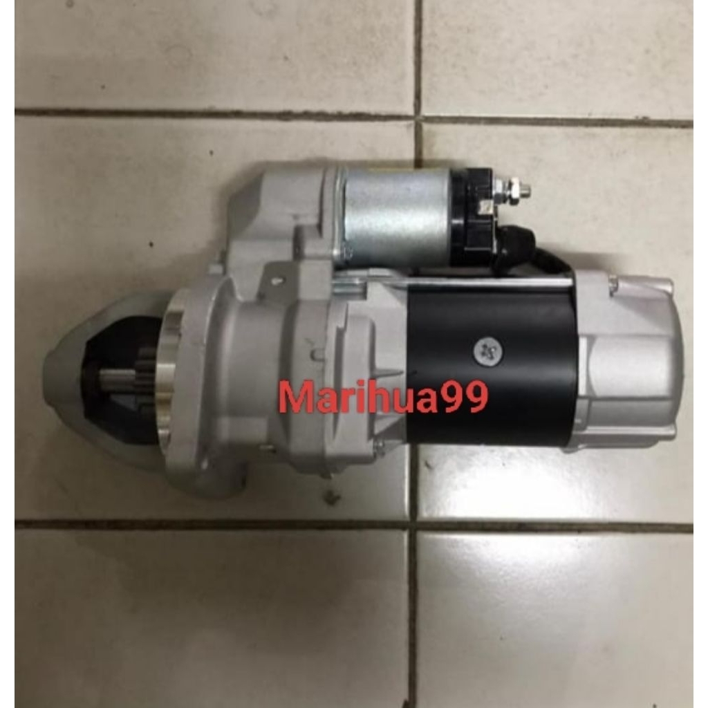 Dinamo starter Nissan RD10 24 volt  11 gigi  7.5 kw