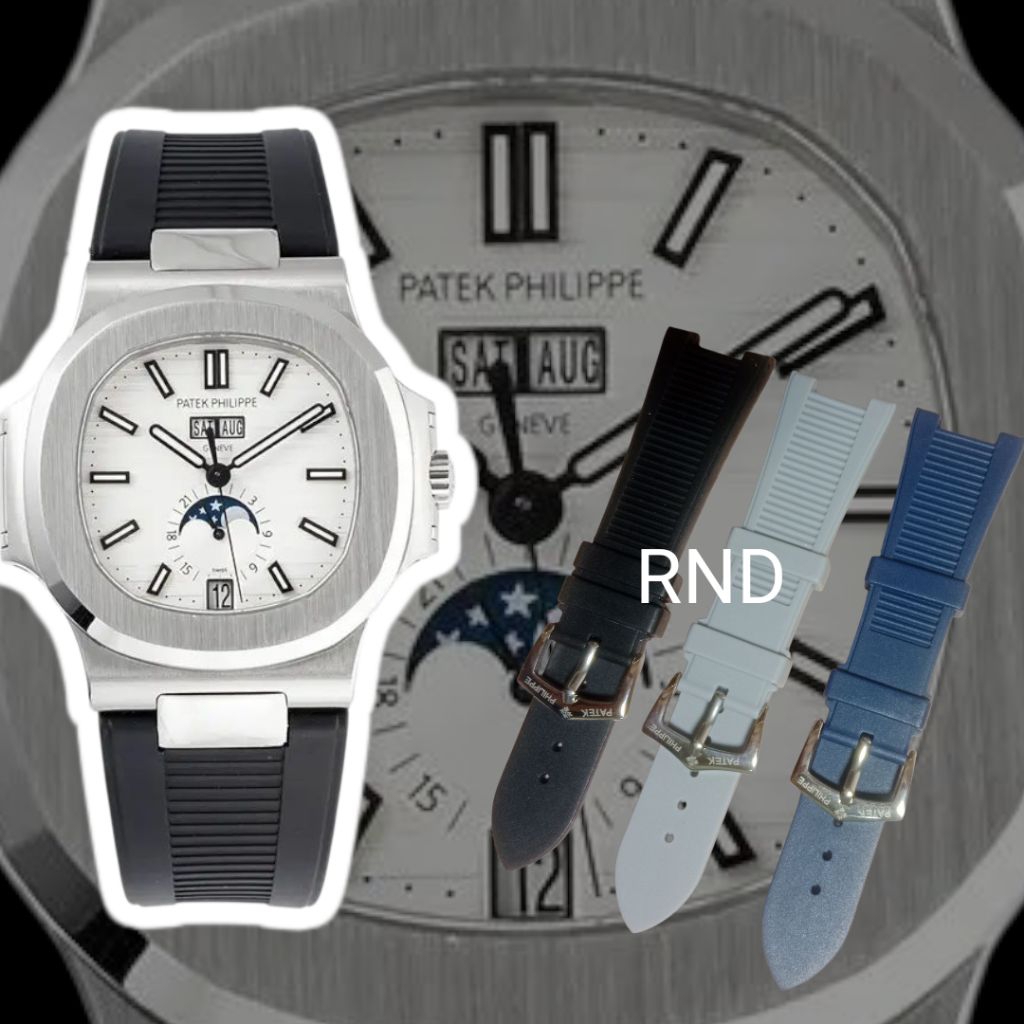 Tali Jam Tangan PATEK PHILIPPE CUBITUS Rubber Strap Tali Jam Tangan For Patek Philippe Nautilus