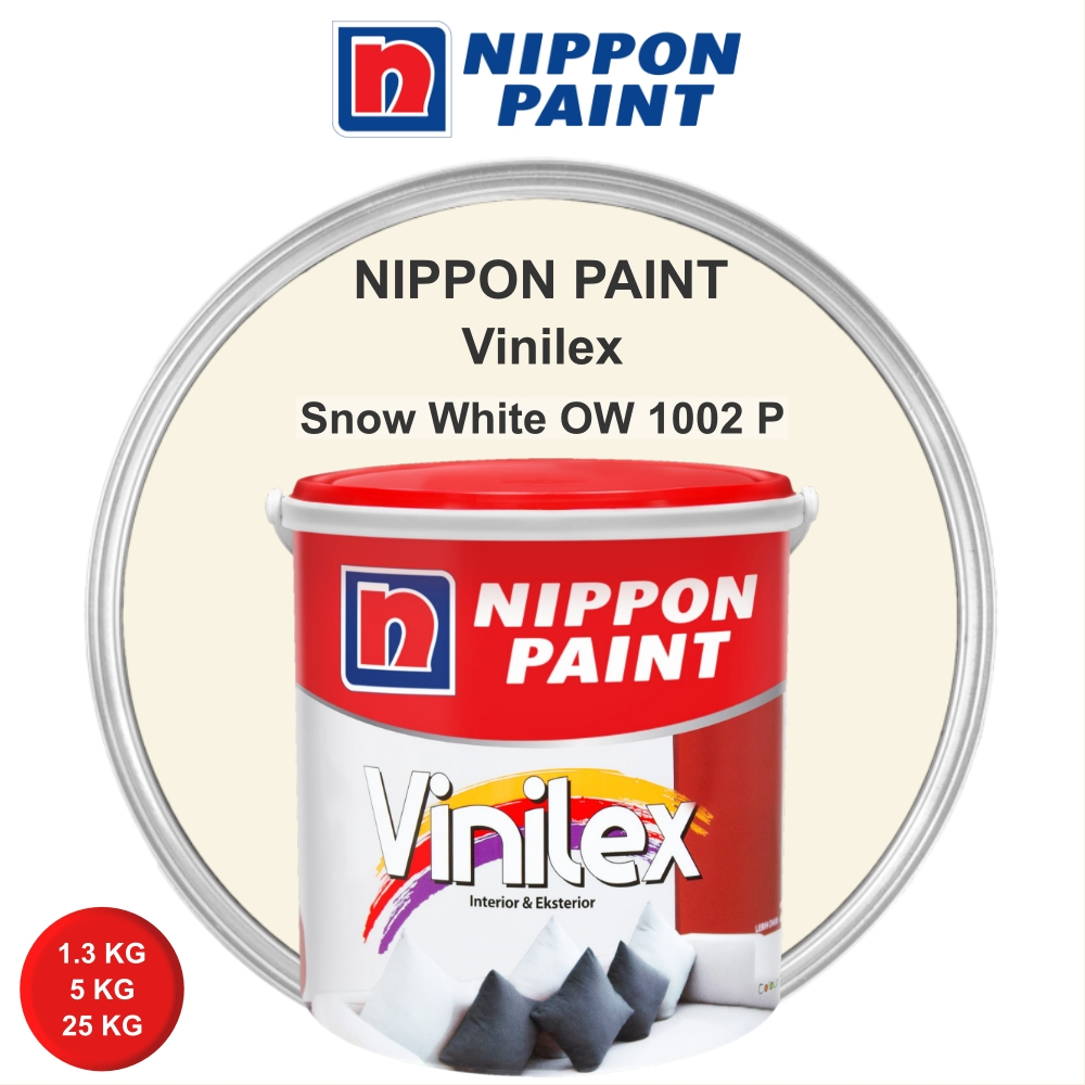 NIPPON PAINT VINILEX 5000 SNOW WHITE OW 1002P (25 kg)
