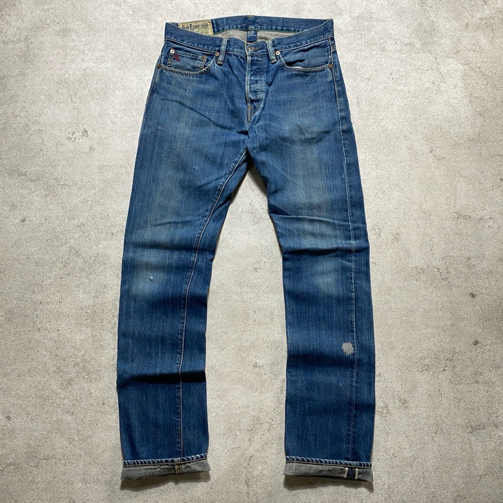 Polo Ralph Lauren Slim Straight Selvedge Blue Jeans