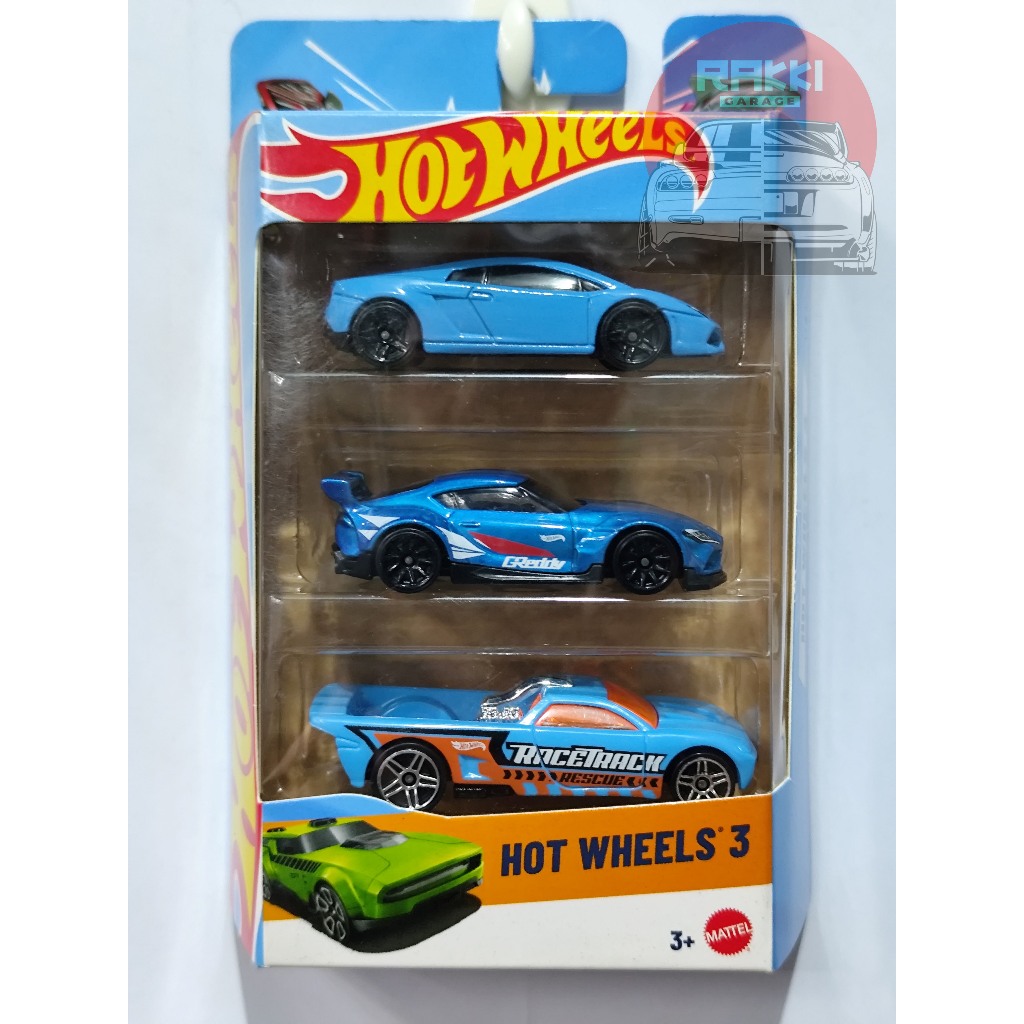 Hot Wheels - Multi 3 Pack - Lamborghini//Supra//Bedlam