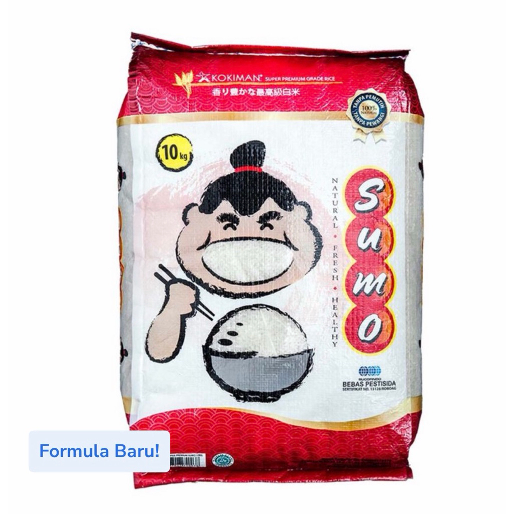 Beras Sumo Merah 10KG / Beras Sumo 10KG Kuning Merah Hijau