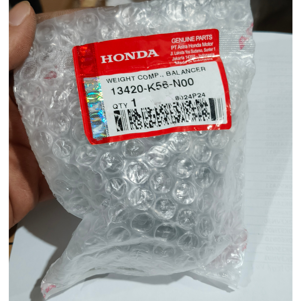 13420K56N00 Weight Comp Blancer Honda Supra GTR 150 13420-K56-N00