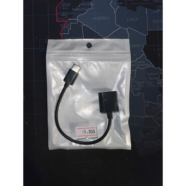 Kabel otg dari USB ke hp/ kabel otg tipe c