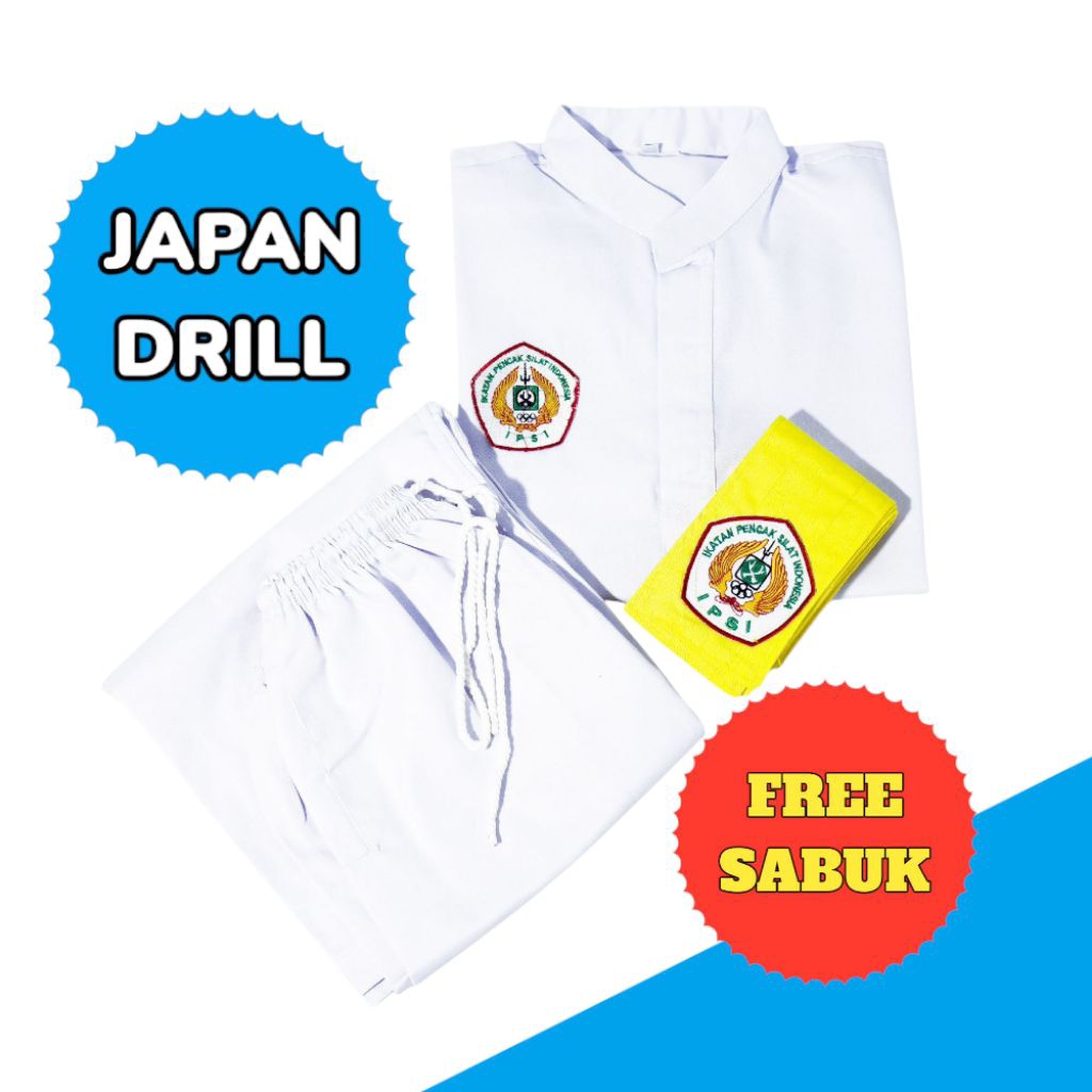 SERAGAM WASIT JURI IPSI / SERAGAM WASJUR / SERAGAM IPSI PUTIH / SERAGAM SILAT