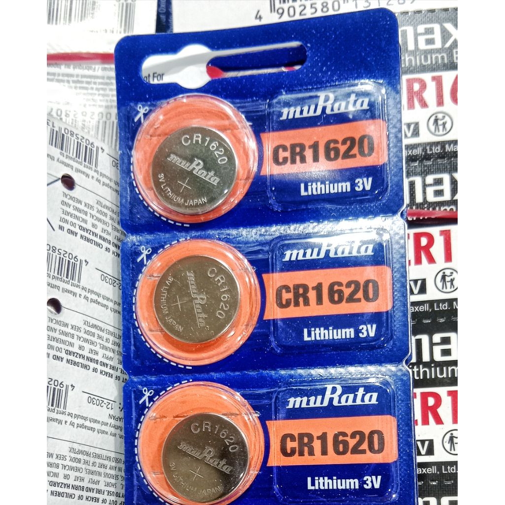 Baterai Original CR1620 Murata /CR 1620 Murata Lithium 3Volt
