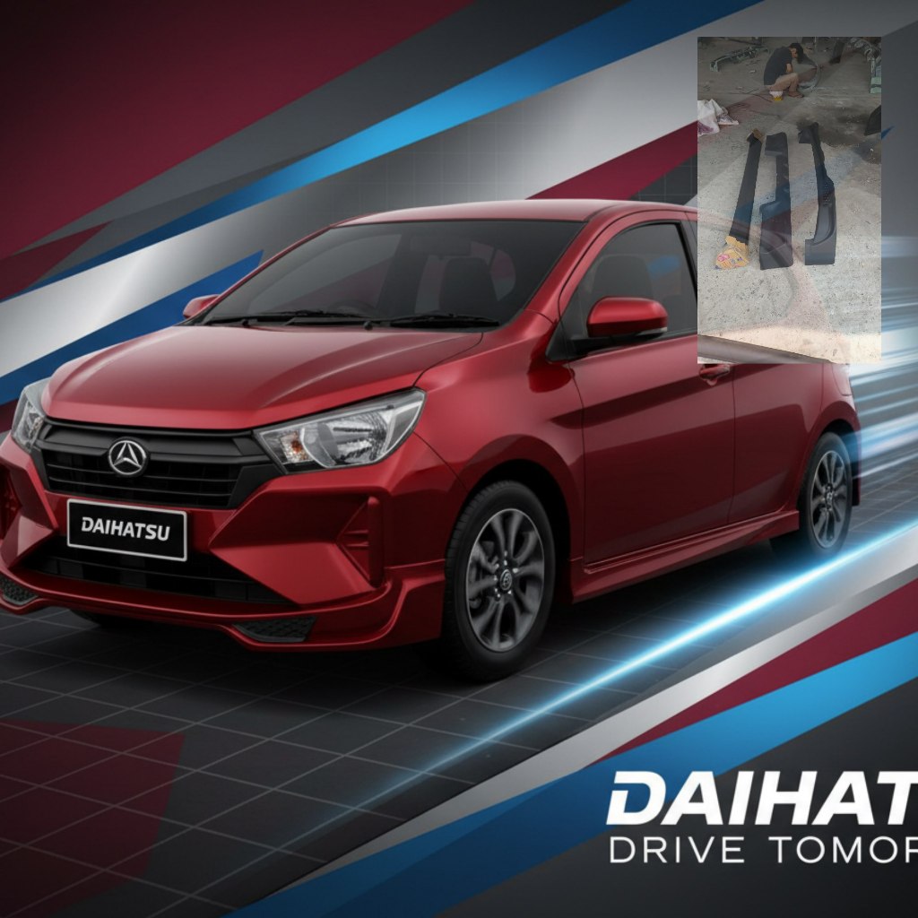 bodykit daihatsu ayla 2023 2024 2025 2026 bodykit all new ayla 2023-2026