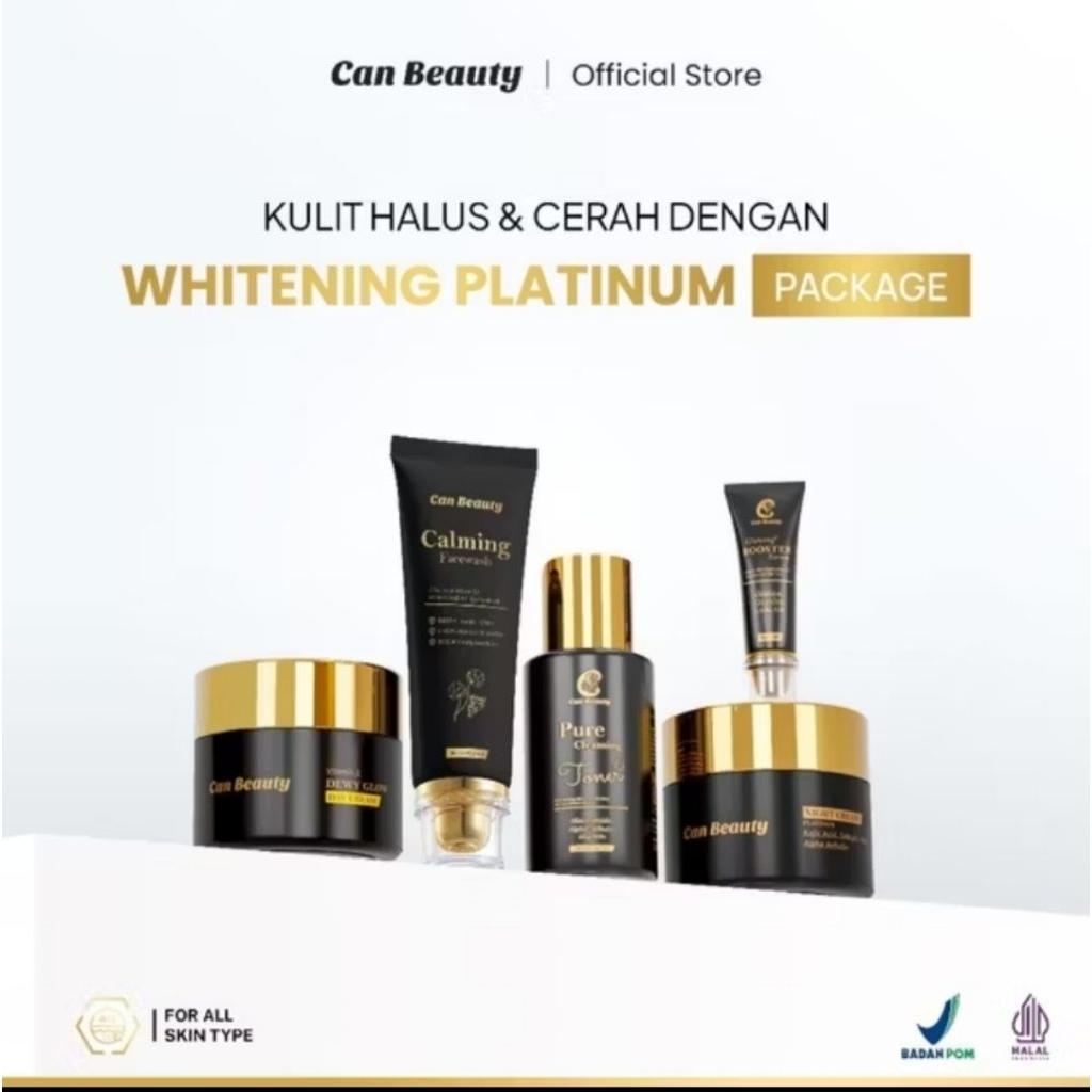 CAN BEAUTY SKINCARE WHITENING BPOM aman bumil/busui(KRIM WAJAH APROVE DOKTIF)