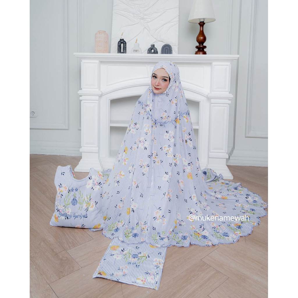 MUKENAMEWAH - MUKENA SIERA - MUKENA BORDIR PREMIUM - MUKENA KATUN BORDIR - MUKENA MEWAH