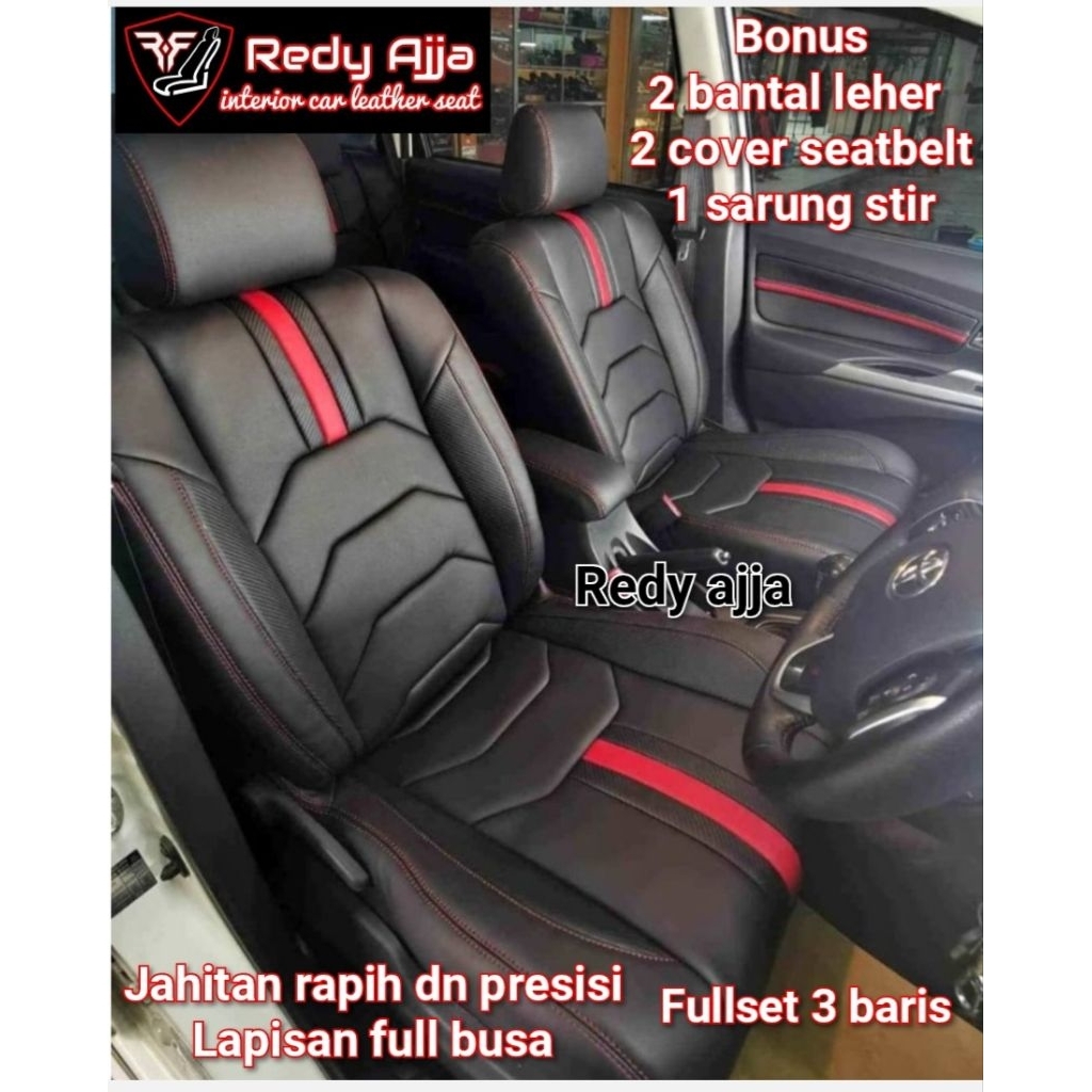 SARUNG JOK MOBIL AVANZA XENIA RUSH CALYA SIGRA DLL BAHAN ZEUS 3 BARIS