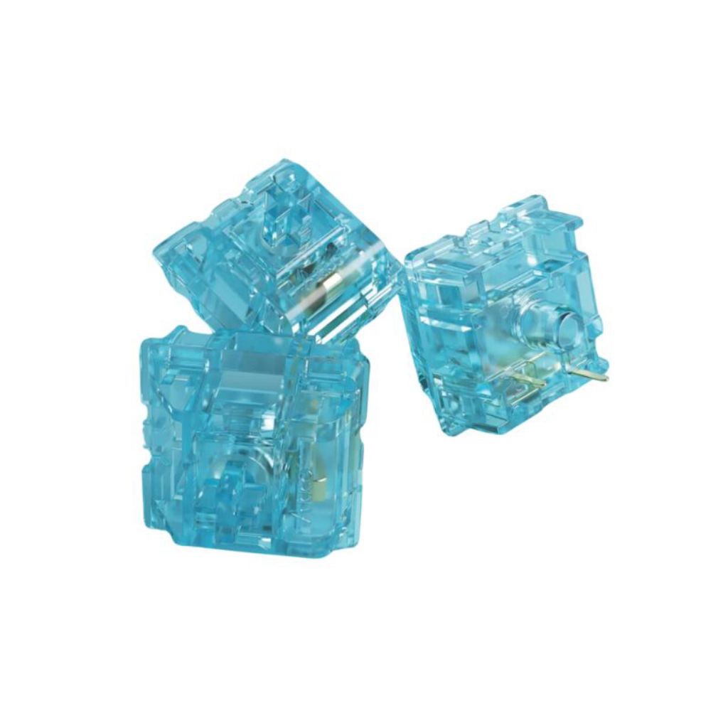 switch keyboard mechanical akko crystal blue