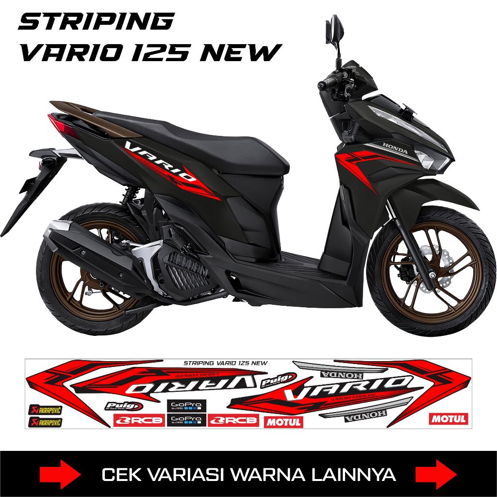 STRIPING VARIO 125 NEW GEN2 / DECAL STICKER HONDA NEW VARIO 125