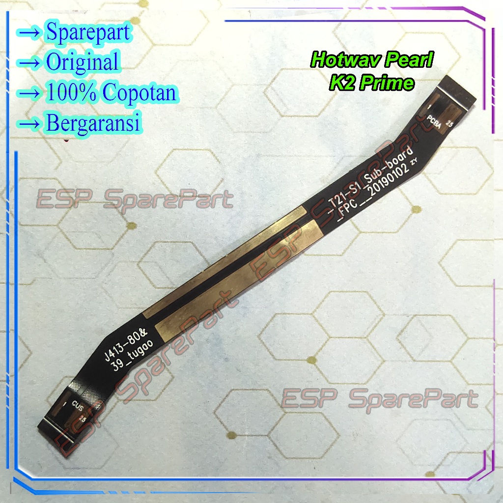 Flexible Board Hotwav Pearl K2 Prime Penghubung Mesin Ui Copotan