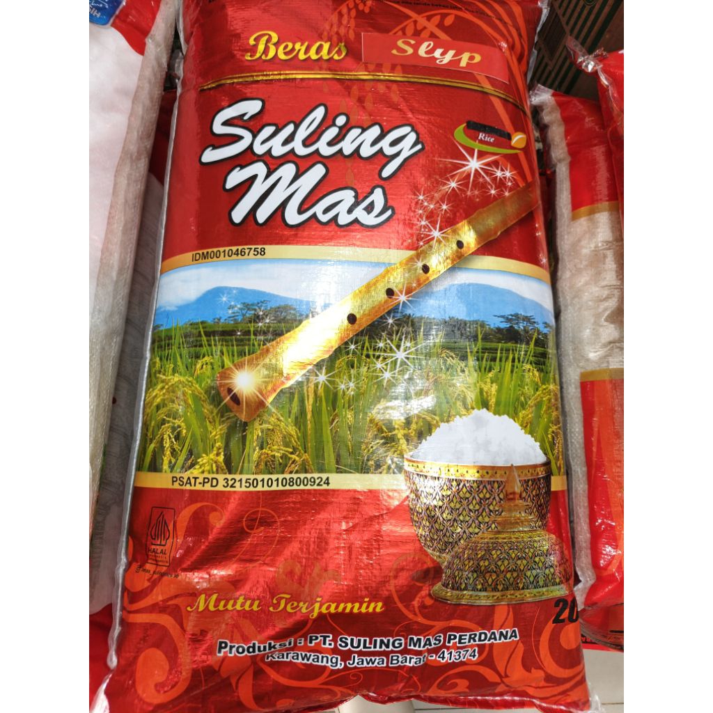 Beras Suling Mas Slyp 10 kg Premium Pulen