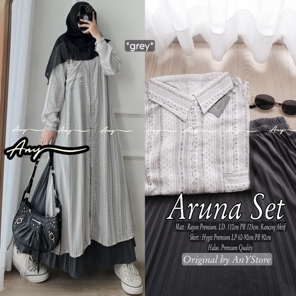 Setelan Tunik Wanita Aruna Set By Any