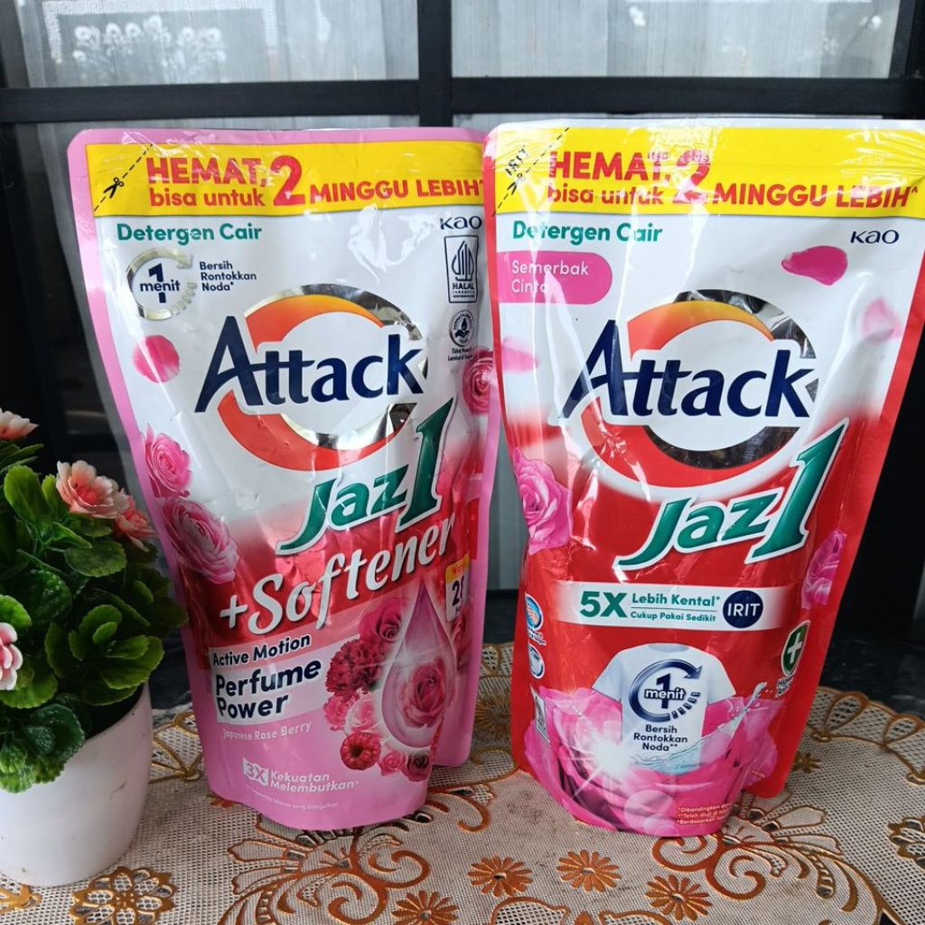 Attack Jaz 1 Deterjen Cair/Sabun Cuci Cair 515ml
