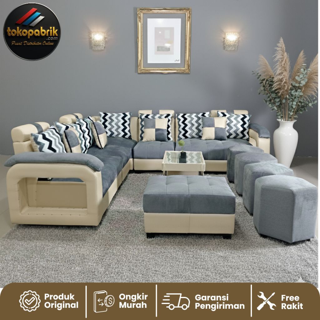 Sofa Beranak / Sofa Tamu Minimalis Murah Bandung Sumedang Cianjur Garut
