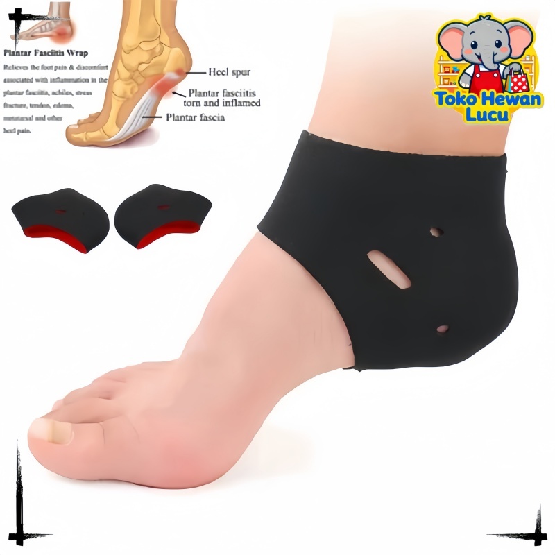 Insole kain Pelindung tumit terapi Kaki Pecah plantar fasciitis