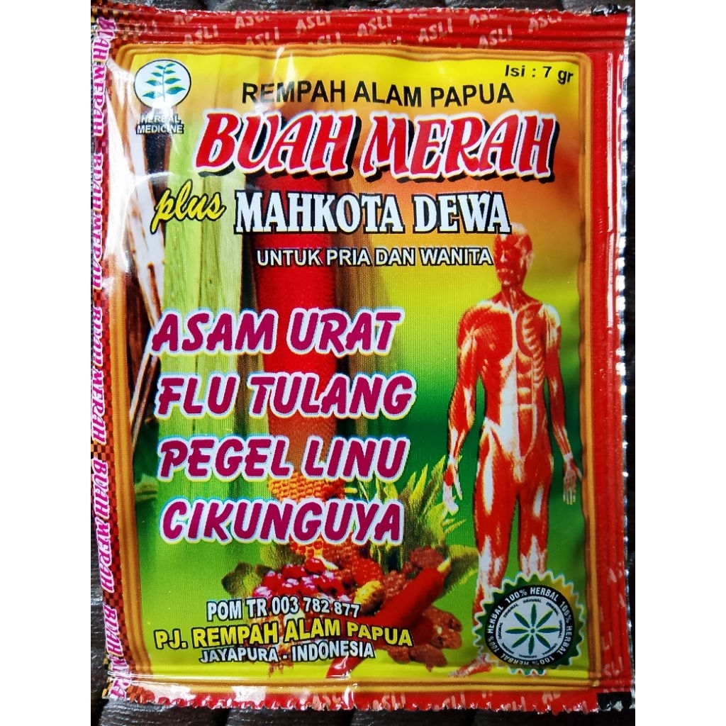 Herbal BUAH MERAH Plus MAHKOTA DEWA.
