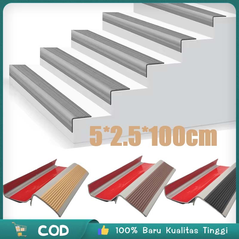 1 Meter Pvc List Tangga Anti Slip Lis Tangga Pengaman Anti Slip Lis Tangga Anti Slip