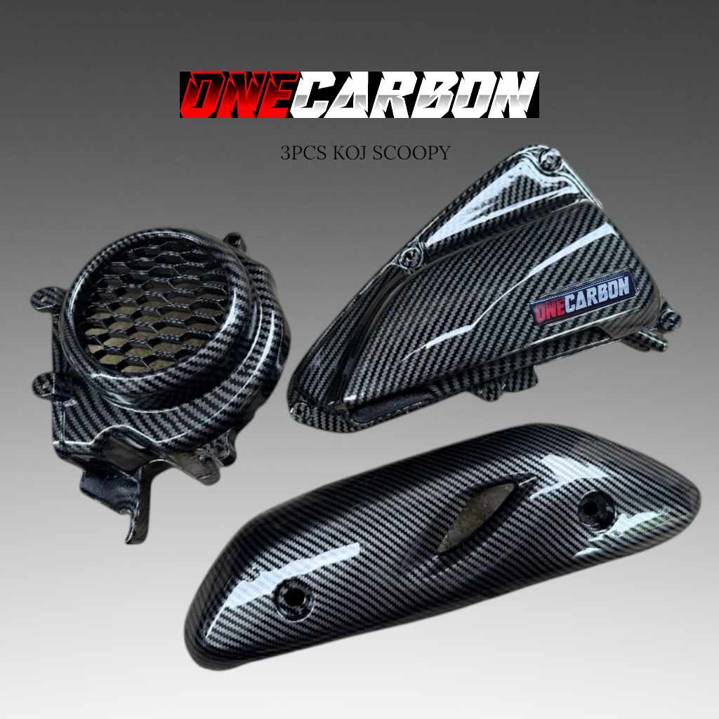 PAKET CARBON SCOOPY NEW 2021-2024 SCOOPY NEW CARBON 3 PCS paket carbon scoopy 3 set scoopy new 2020/