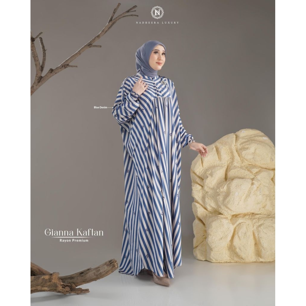 Nadheera luxury Terbaru 2025 Gianna Kaftan COD Ori