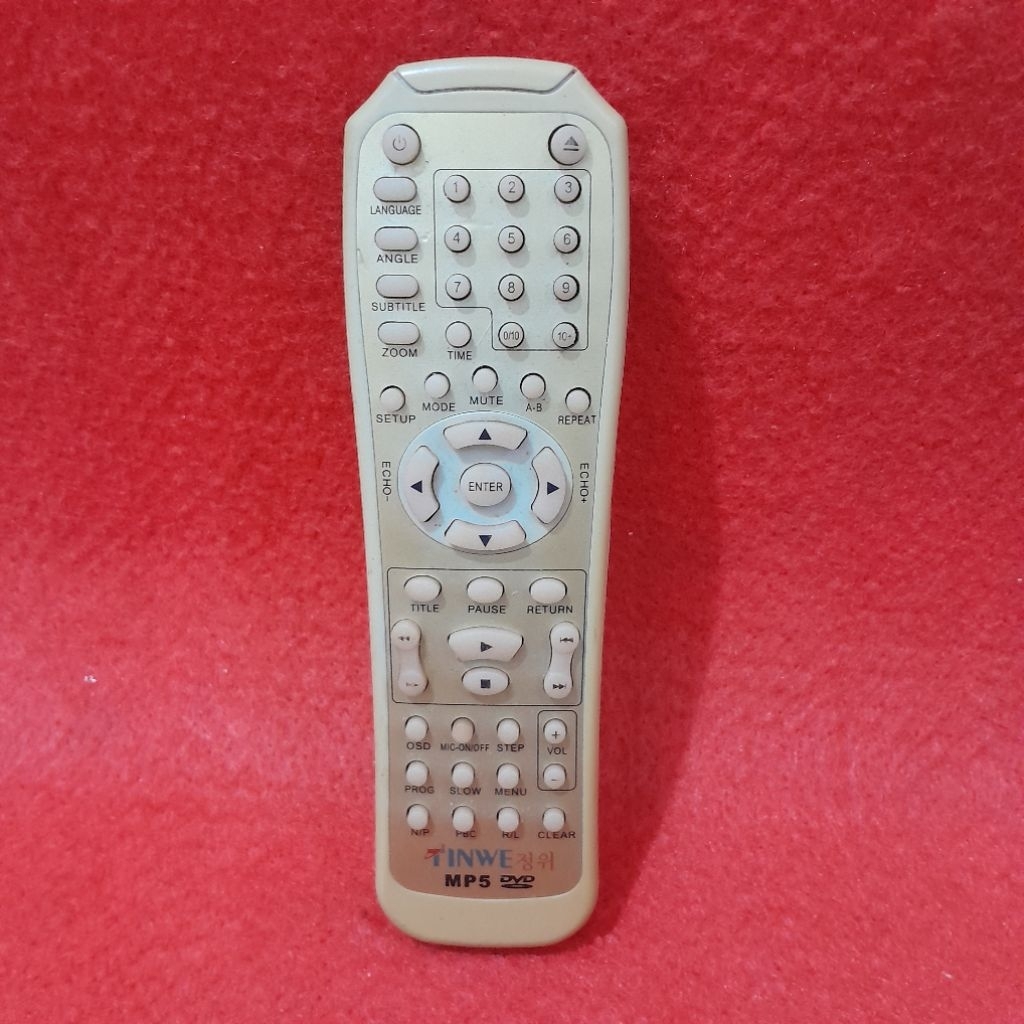 Remote Remot DVD Player MP5 TINWE Original Asli .
