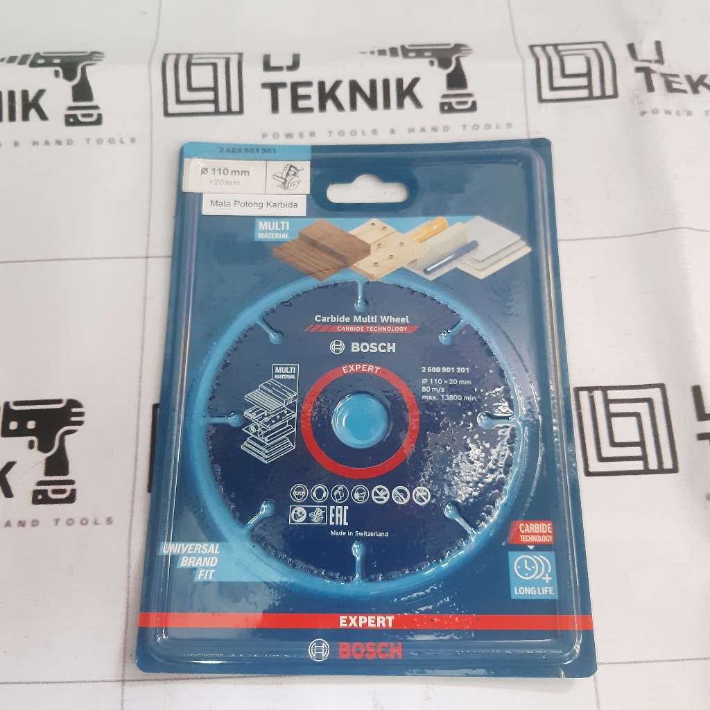 BOSCH MATA POTONG KAYU PLASTIK KARBIDA 4 INCH CARBIDE MULTI WHEEL 4"
