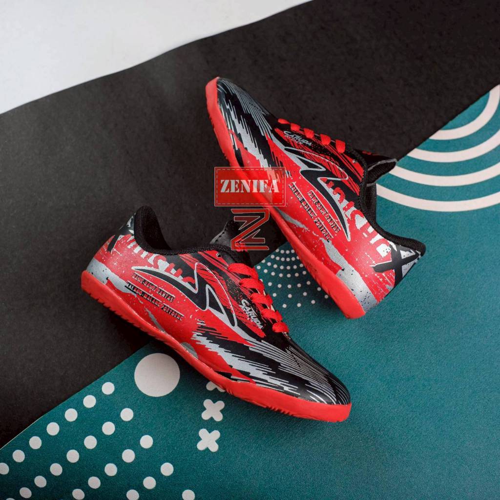 Sepatu futsal specs garuda attack - sepatu olahraga anak junior sol karet lentur berdeceit