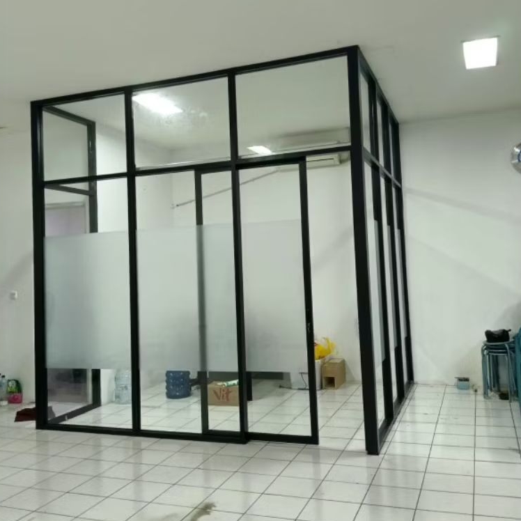 Partisi Aluminium sekat ruangan Dan pintu sliding