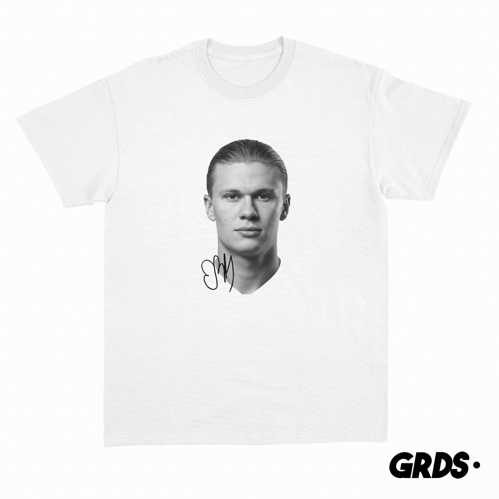 HAALAND POTRAIT T-SHIRT / KAOS HAALAND POTRAIT VINTAGE