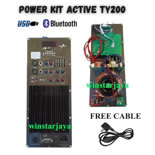 Power Kit Active Ty200 Usb Sd Utk 12-15 Inch 500-12 Aktif Mesin Ty 200