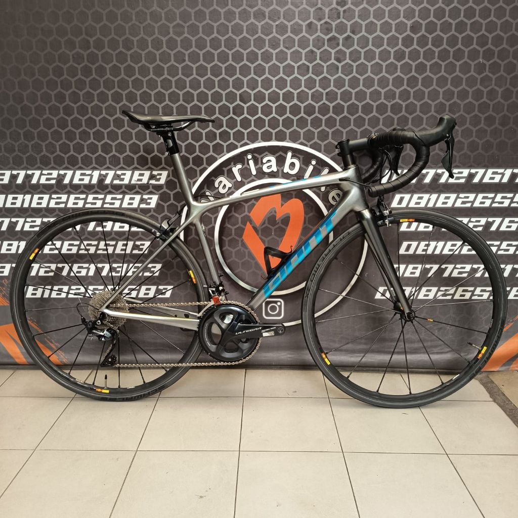 Fullbike Giant TCR Advanced SL 2 Tahun 2020 Rimbrake Second